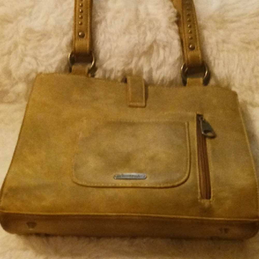 Montana WestStylish Tan and Brown Women's Bag - Picture 4 of 17